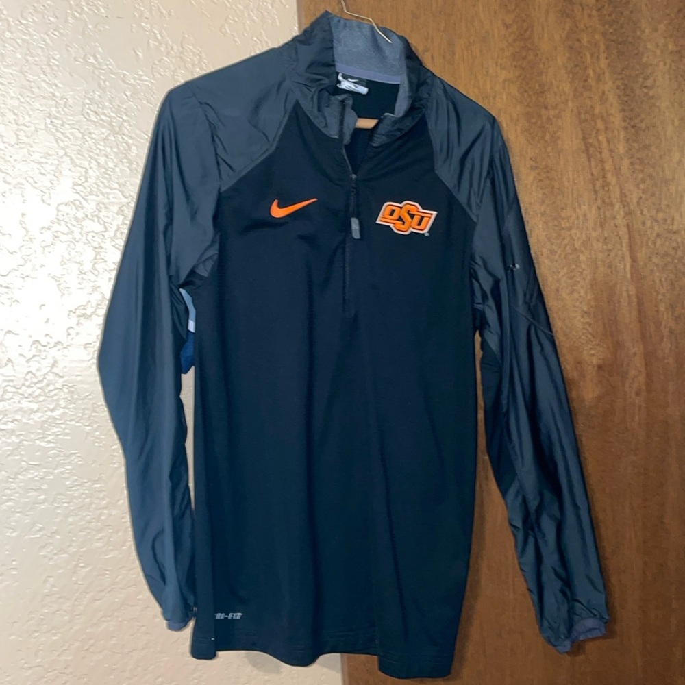 Nike Dri-Fit Oklahoma State Black jacket - Size Mens XS